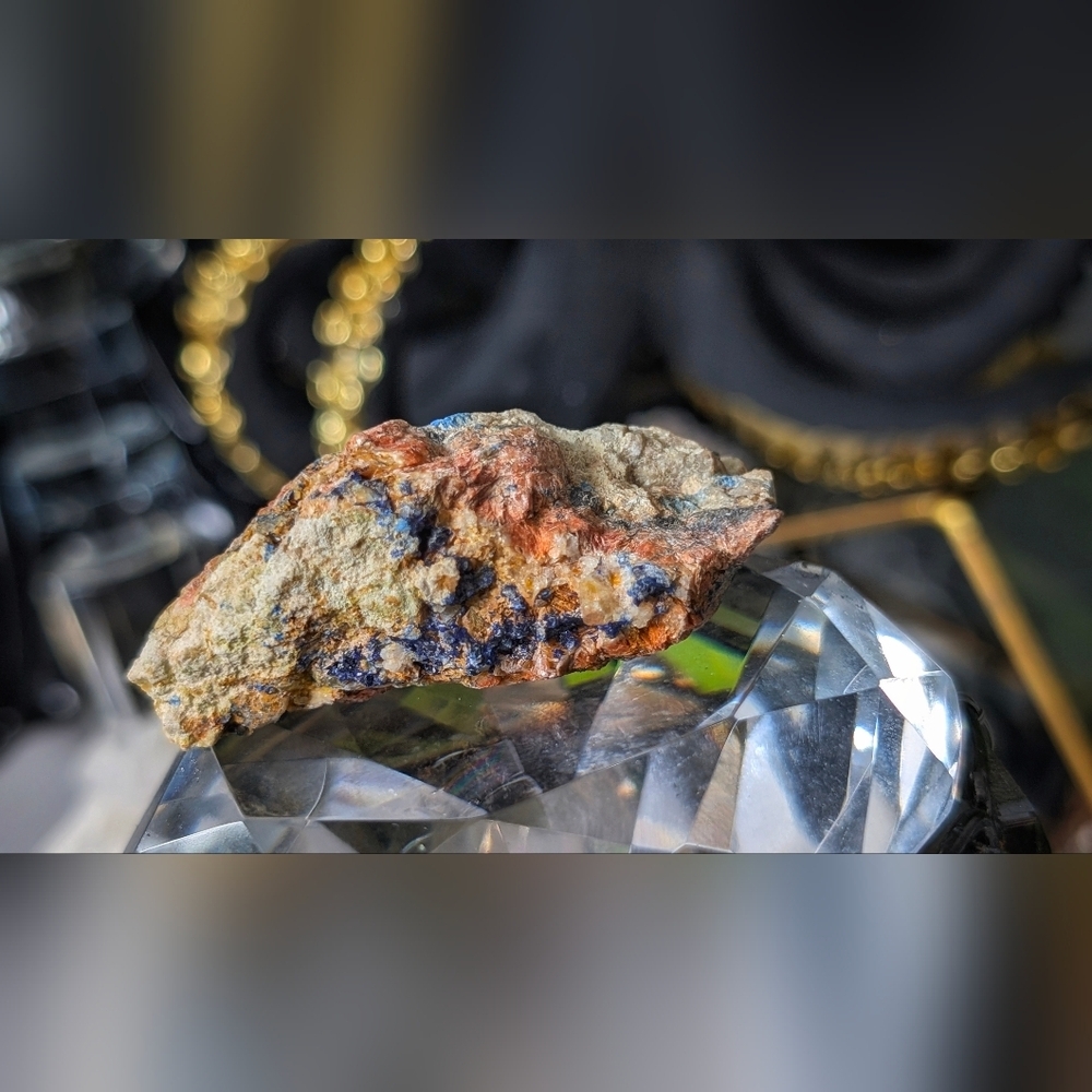 Moroccan Azurite Crystal Cluster